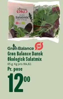 Min Købmand Grøn Balance Økologisk Salatmix tilbud