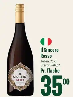 Min Købmand il Sincero Rosso tilbud