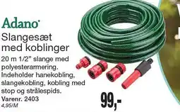 Harald Nyborg Adano Slangesæt med koblinger tilbud