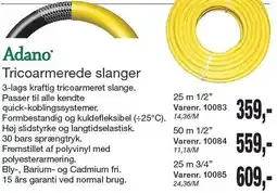 Harald Nyborg Adano Tricoarmerede slanger tilbud