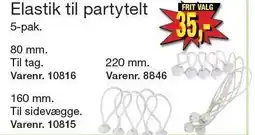 Harald Nyborg Elastik til partytelt tilbud