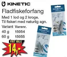 Harald Nyborg KINETIC Fladfiskeforfang tilbud