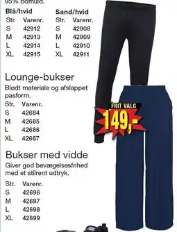 Harald Nyborg Lounge-bukser eller Bukser med vidde tilbud