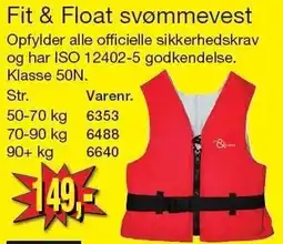 Harald Nyborg Fit & Float svømmevest tilbud