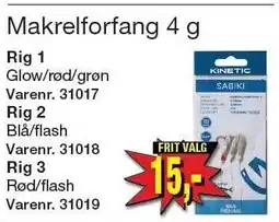 Harald Nyborg KINETIC Makrelforfang 4 g tilbud