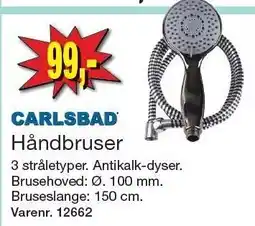Harald Nyborg CARLSBAD Håndbruser tilbud