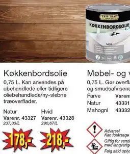 Harald Nyborg TRIP TRAP Køkkenbordsolie tilbud