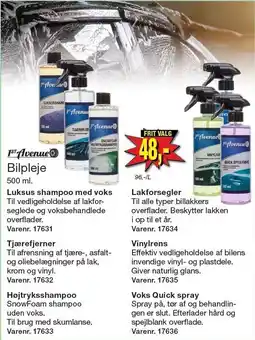 Harald Nyborg 1ST AVENUE Bilpleje tilbud