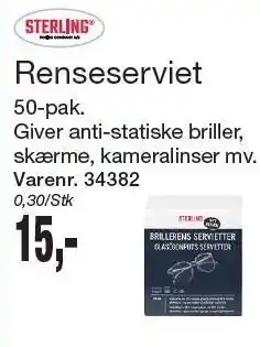 Harald Nyborg STERLING Renseserviet tilbud
