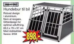 Harald Nyborg BRANFORD Hundebur til bil tilbud
