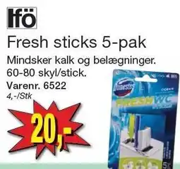 Harald Nyborg IFÖ Fresh sticks 5-pak tilbud