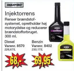 Harald Nyborg BRANFORD Injektorrens tilbud