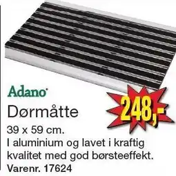 Harald Nyborg Adano Dørmåtte tilbud