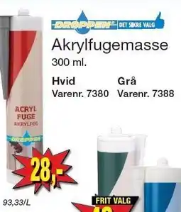 Harald Nyborg Akrylfugemasse tilbud