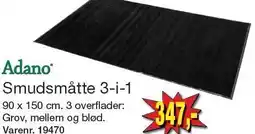Harald Nyborg Adano Smudsmåtte 3-i-1 tilbud