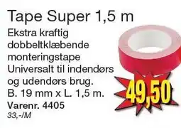 Harald Nyborg Tape Super 1,5 m tilbud