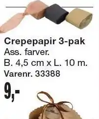 Harald Nyborg Crepepapir 3-pak tilbud