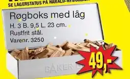 Harald Nyborg Røgboks med låg tilbud