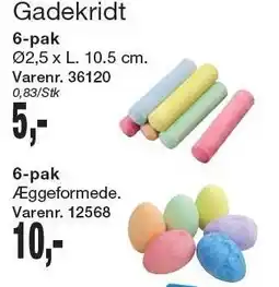 Harald Nyborg gadekridt 6-pak tilbud