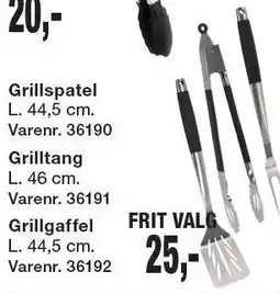 Harald Nyborg Grillspatel, tang eller gaffel tilbud