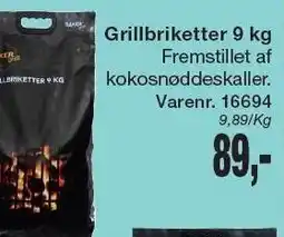 Harald Nyborg BAKER GRILL Grillbriketter 9 kg tilbud
