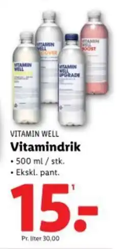 Lidl VITAMIN WELL Vitamindrik tilbud