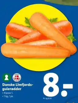 Lidl Danske limfjords- gulerødder tilbud