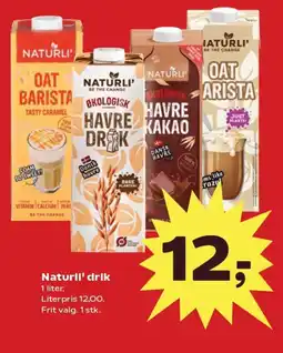 Kvickly NATURLI' Drik tilbud