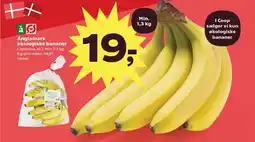 Kvickly Änglamark økologiske bananer tilbud