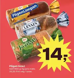 Kvickly Pågen brød tilbud