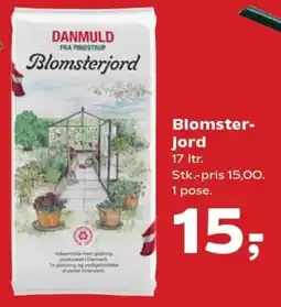 Kvickly Blomster- jord tilbud