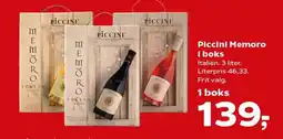 Kvickly Piccini memoro i boks tilbud