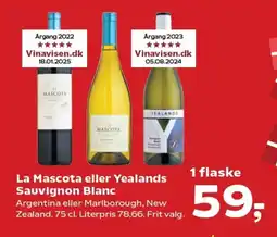 Kvickly La mascota eller yealands sauvignon blanc tilbud