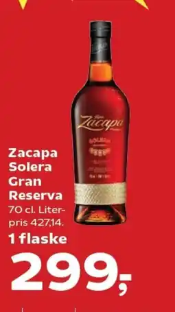 Kvickly Zacapa solera gran reserva tilbud