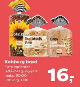 Kvickly Kohberg brød tilbud