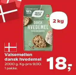 Kvickly Valsemøllen dansk hvedemel tilbud