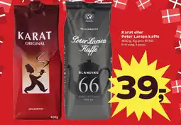 Kvickly Karat eller peter larsen kaffe tilbud