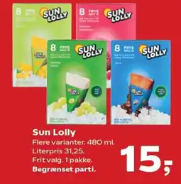 Kvickly Sun lolly tilbud