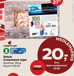 Kvickly Royal greenland rejer tilbud
