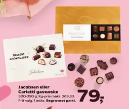 Kvickly Jacobsen eller carletti gaveæske tilbud