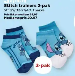Kvickly STITCH Trainers 2-pak tilbud