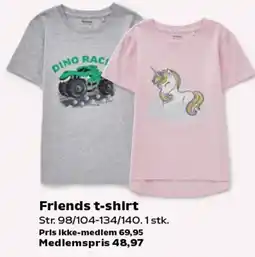 Kvickly Friends t-shirt tilbud