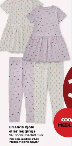Kvickly Friends kjole eller leggings tilbud