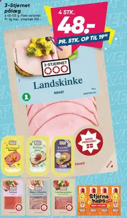 Bilka 3-stjernet pålæg tilbud