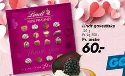 Bilka Lindt gaveæske tilbud