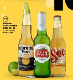 Netto Corona, Stella Artois eller Sol øl tilbud