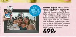 Bilka Frameo digital Wi-Fi fotoramme 10,1” PFF-1024B/W tilbud