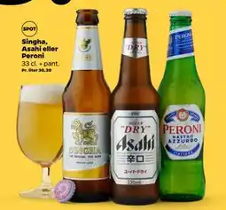 Netto Singha, Asahi eller Peroni tilbud