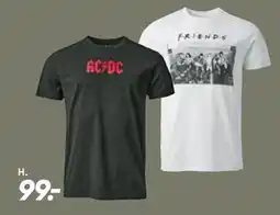 Bilka T-shirt med kendte ikoner tilbud