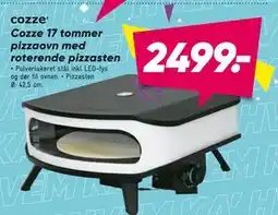 Bilka Cozze 17 tommer pizzaovn med roterende pizzasten tilbud